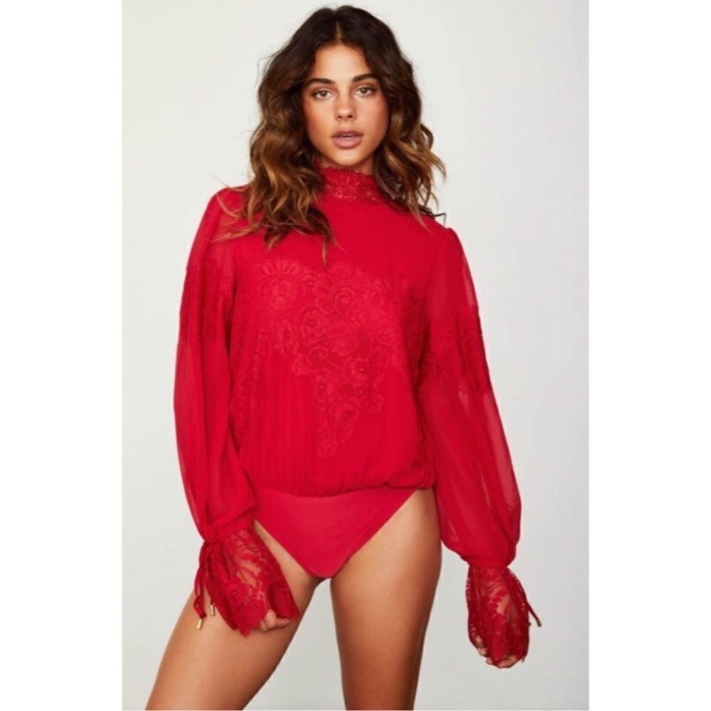 Queen 4 A Day Bodysuit | Rouge Red
